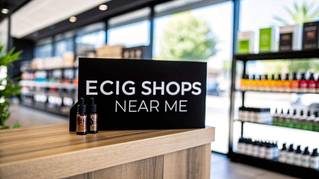 Finding Ecig Shops Near Me a UK Shopper's Complete Guide