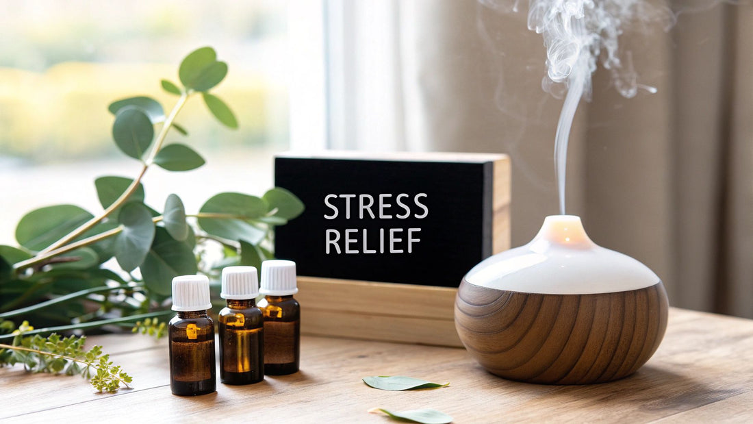 Essential Oils for Stress Relief a UK Guide