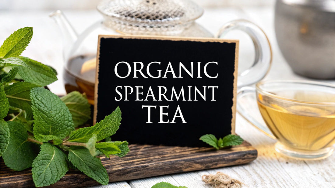 Organic organic spearmint tea uk: Refreshing benefits and brewing tips